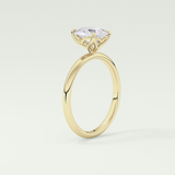 2.0 CT Pear Cut Solitaire Lab-Grown Diamond Engagement Ring 5