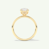 2.0 CT Pear Cut Solitaire Lab-Grown Diamond Engagement Ring