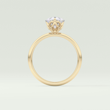 2.0 CT Pear Cut Solitaire Lab-Grown Diamond Engagement Ring 6