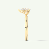 2.0 CT Pear Cut Solitaire Lab-Grown Diamond Engagement Ring