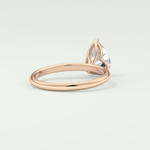 2.0 CT Pear Cut Solitaire Lab-Grown Diamond Engagement Ring 8