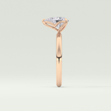 2.0 CT Pear Cut Solitaire Lab-Grown Diamond Engagement Ring 10
