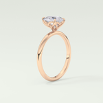 2.0 CT Pear Cut Solitaire Lab-Grown Diamond Engagement Ring 11