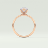 2.0 CT Pear Cut Solitaire Lab-Grown Diamond Engagement Ring 12