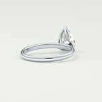 2.0 CT Pear Cut Solitaire Lab-Grown Diamond Engagement Ring 14