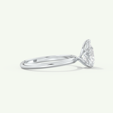 2.0 CT Pear Cut Solitaire Lab-Grown Diamond Engagement Ring