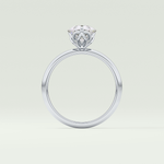 2.0 CT Pear Cut Solitaire Lab-Grown Diamond Engagement Ring 18