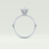 2.0 CT Pear Cut Solitaire Lab-Grown Diamond Engagement Ring 18