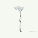 2.0 CT Pear Cut Solitaire Lab-Grown Diamond Engagement Ring