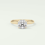 2.0 CT Cushion Cut Solitaire Lab-Grown Diamond Engagement Ring 1
