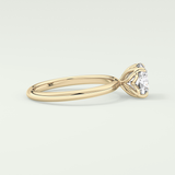 2.0 CT Cushion Cut Solitaire Lab-Grown Diamond Engagement Ring 3