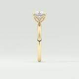 2.0 CT Cushion Cut Solitaire Lab-Grown Diamond Engagement Ring 4