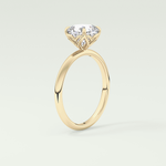 2.0 CT Cushion Cut Solitaire Lab-Grown Diamond Engagement Ring 5