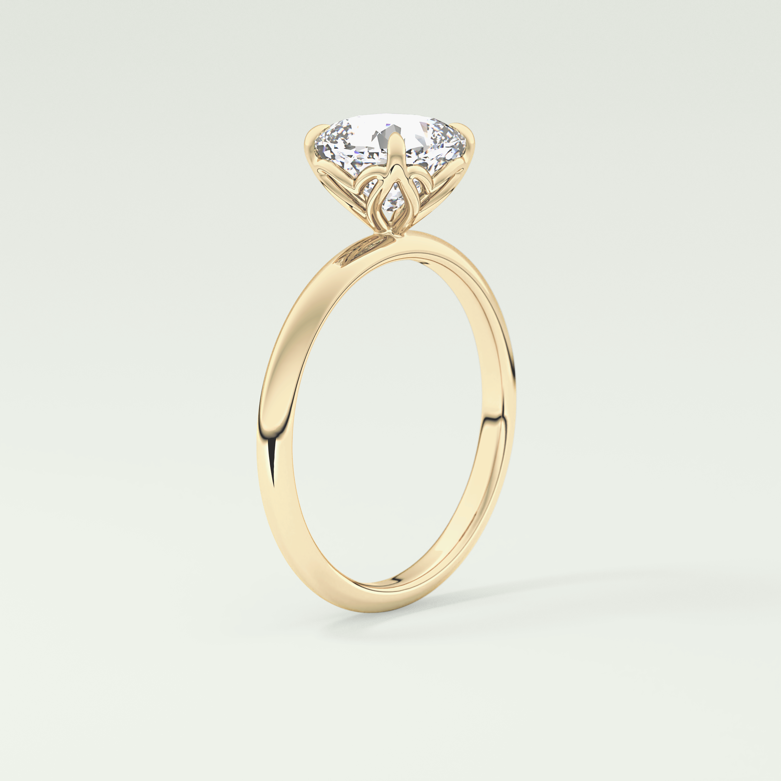 2.0 CT Cushion Cut Solitaire Lab-Grown Diamond Engagement Ring 5
