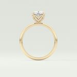 2.0 CT Cushion Cut Solitaire Lab-Grown Diamond Engagement Ring 6