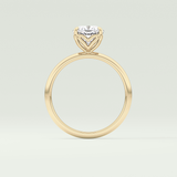 2.0 CT Cushion Cut Solitaire Lab-Grown Diamond Engagement Ring 6