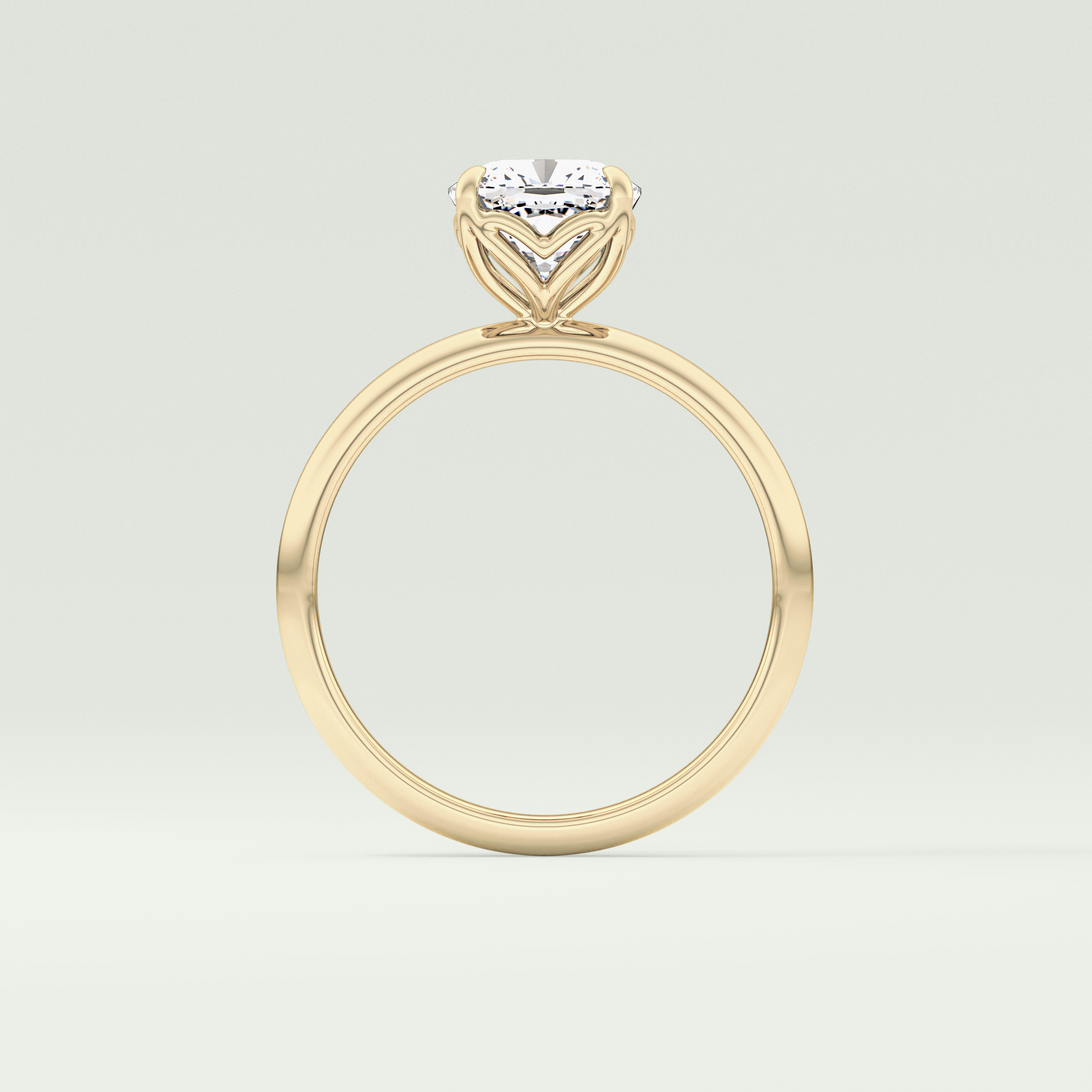 2.0 CT Cushion Cut Solitaire Moissanite Engagement 6