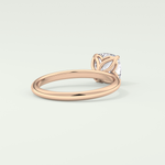 2.0 CT Cushion Cut Solitaire Lab-Grown Diamond Engagement Ring 8