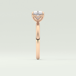 2.0 CT Cushion Cut Solitaire Lab-Grown Diamond Engagement Ring 10