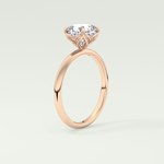 2.0 CT Cushion Cut Solitaire Lab-Grown Diamond Engagement Ring 11