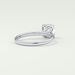 2.0 CT Cushion Cut Solitaire Lab-Grown Diamond Engagement Ring 14