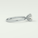 2.0 CT Cushion Cut Solitaire Lab-Grown Diamond Engagement Ring 15