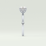 2.0 CT Cushion Cut Solitaire Lab-Grown Diamond Engagement Ring 16