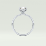 2.0 CT Cushion Cut Solitaire Lab-Grown Diamond Engagement Ring 18