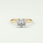 2.0 CT Asscher Cut Solitaire Lab-Grown Diamond Engagement Ring 1