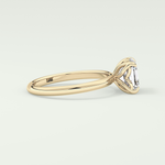 2.0 CT Asscher Cut Solitaire Lab-Grown Diamond Engagement Ring 3