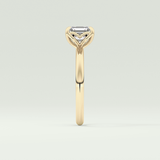 2.0 CT Asscher Cut Solitaire Lab-Grown Diamond Engagement Ring 4