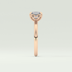 2.0 CT Asscher Cut Solitaire Lab-Grown Diamond Engagement Ring 10