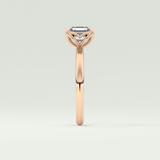 2.0 CT Asscher Cut Solitaire Lab-Grown Diamond Engagement Ring 10