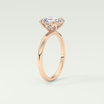 2.0 CT Asscher Cut Solitaire Lab-Grown Diamond Engagement Ring 11