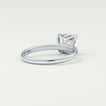 2.0 CT Asscher Cut Solitaire Lab-Grown Diamond Engagement Ring 14