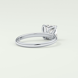 2.0 CT Asscher Cut Solitaire Lab-Grown Diamond Engagement Ring 14