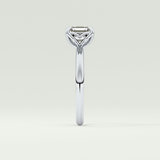 2.0 CT Asscher Cut Solitaire Lab-Grown Diamond Engagement Ring 16