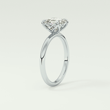 2.0 CT Asscher Cut Solitaire Lab-Grown Diamond Engagement Ring 17