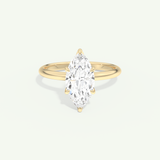 1.5 CT Marquise Cut Solitaire Lab-Grown Diamond Engagement Ring