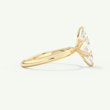 1.5 CT Marquise Cut Solitaire Lab-Grown Diamond Engagement Ring