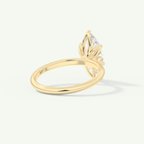 1.5 CT Marquise Cut Solitaire Lab-Grown Diamond Engagement Ring