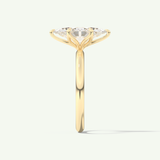 1.5 CT Marquise Cut Solitaire Lab-Grown Diamond Engagement Ring