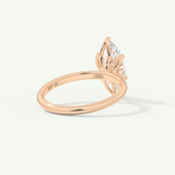 1.5 CT Marquise Cut Solitaire Lab-Grown Diamond Engagement Ring
