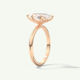 1.5 CT Marquise Cut Solitaire Lab-Grown Diamond Engagement Ring