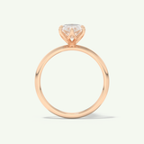 1.5 CT Marquise Cut Solitaire Lab-Grown Diamond Engagement Ring