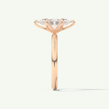 1.5 CT Marquise Cut Solitaire Lab-Grown Diamond Engagement Ring