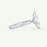 1.5 CT Marquise Cut Solitaire Lab-Grown Diamond Engagement Ring