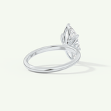 1.5 CT Marquise Cut Solitaire Lab-Grown Diamond Engagement Ring