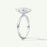 1.5 CT Marquise Cut Solitaire Lab-Grown Diamond Engagement Ring