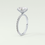 1.5 CT Oval Cut Pave Lab-Grown Diamond Engagement Ring 17